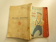 ALMANACH DU MONDE OUVRIER L'HEBDOMADAIRE DU PEUPLE 1950 