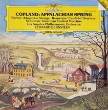 Copland, Barber, Schumann : Printemps des Appalaches / Bernstein - LP