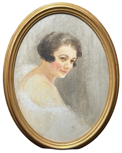 Original antique oil painting - original,