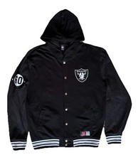 Veste à Capuche NFL Team Apparel Oakland Raiders Hooded Jacket / Retro / Noir M