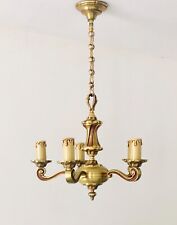 Lustre style Régence Louis XIV Bronze véritable Lucien Gau années 60/70