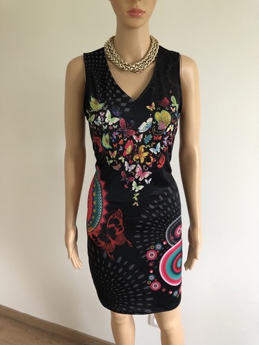 Robe noire multicolore sans - noire,