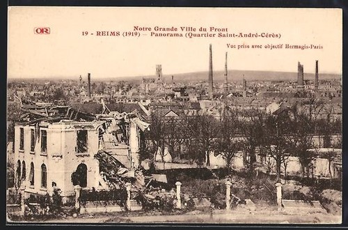 Cpa reims notre grande - notre, ville