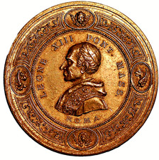 Médaille Vatican Zinc Léon