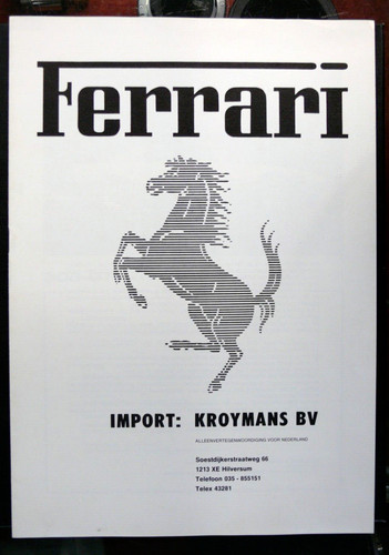Ferrari import kroymans - kroymans,