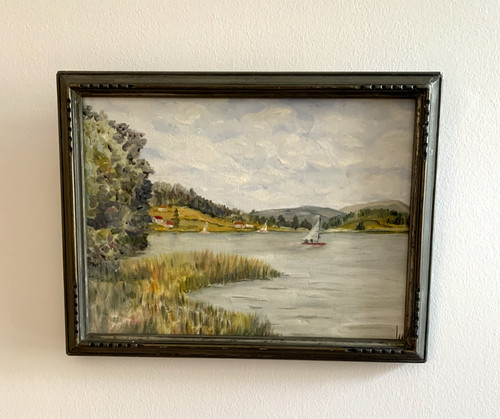 Tableau huile sur toile - huile, –