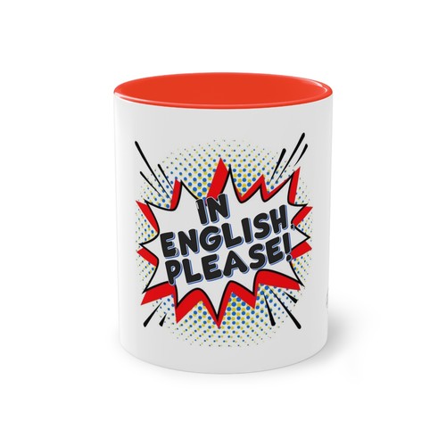 Tasse english please - in,