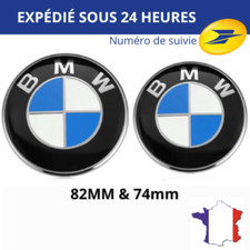 Emblème BMW Insigne logo Capot et Coffre 82mm et 74mm