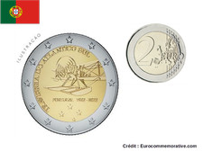 2€ Euros Commémorative Portugal 2022 Traversée Atlantique Sud