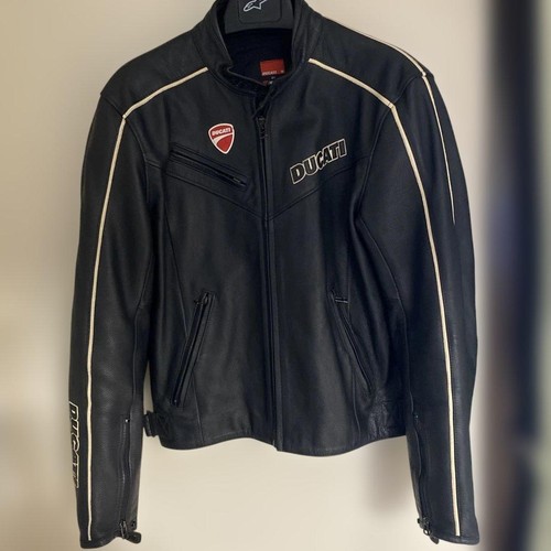 Blouson moto cuir ducati - moto, by