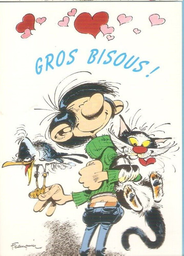Franquin carte postale bd - franquin,