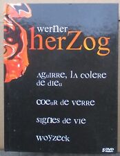 COFFRET 5 DVD WERNER HERZOG - Aguirre, Coeur de verre, Signes (marques d'usure)