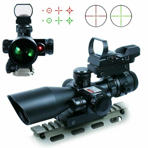 10x40 rifle scope with red - rifle,
