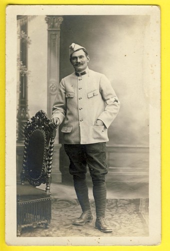 Cpa carte photo militaire - cpa,