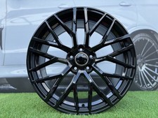 4X 18 Pouces 5X112 Jantes Noires Brillantes Style Audi R8: S'adapte À A4 A6