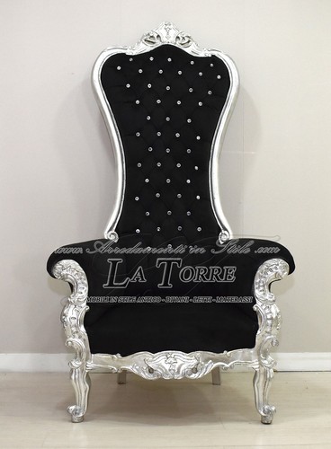 Fauteuil reine baroque moderne - baroque,