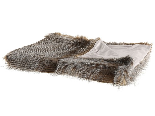 Beliani plaid douillet effet - -,