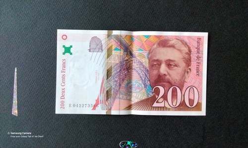 Billet banque france 200 - france,