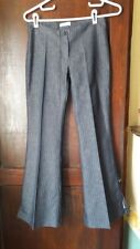 Vintage Pimkie Pantalon gris chiné à rayures T 34/36