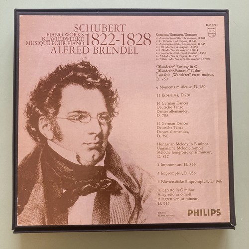 Alfred brendel schubert - alfred, oeuvre