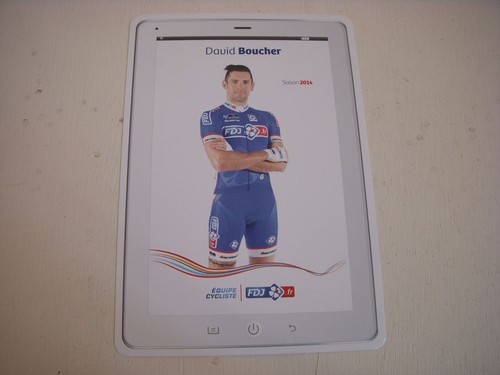 Cyclisme carte postale fdj - carte,