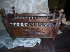 dinette poupée BERCEAU mobilier BRETON fuseaux long 25 cm