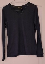 t-shirt bleu marine - femme - Bizzbee - taille S (36)