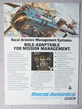 5/1983 PUB RACAL AVIONICS RAMS WESTLAND SEA LYNX HELICOPTER ORIGINAL AD
