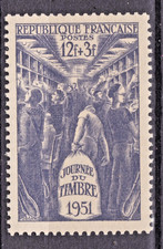 TIMBRE 1951 FRANCE JOURNEE DU
