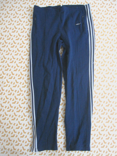 Pantalon adidas bleu - pantalon, 70's