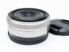 Objectif Sony E 16 mm F2,8 AF grand angle Prime argent pour Sony E SEL16F28 d...