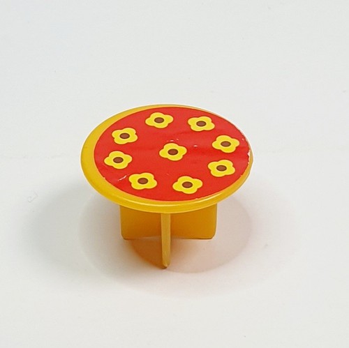 Accessoire table rouge jaune - accessoire,