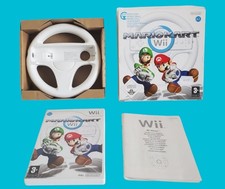 Pack Mario Kart Wii avec Volant Wheel Officiel + Jeu Complet Notice Code PIN TBE
