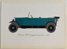 Citroën B 12 torpédo tout-acier, 1926 Gravure de 1967