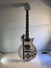 ESP Iron Cross White Black
