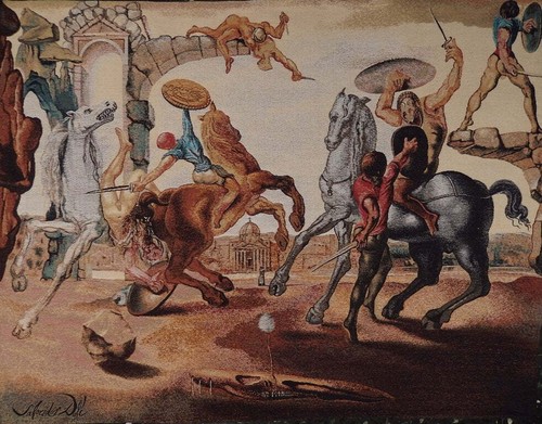 Salvador dali bataille - salvador,