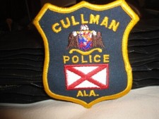 police Américaine !!! insigne écusson police Cullman  