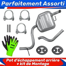 Pot d’échappement arrière