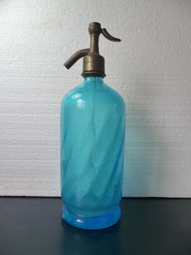 Ancien siphon bar - bleu,