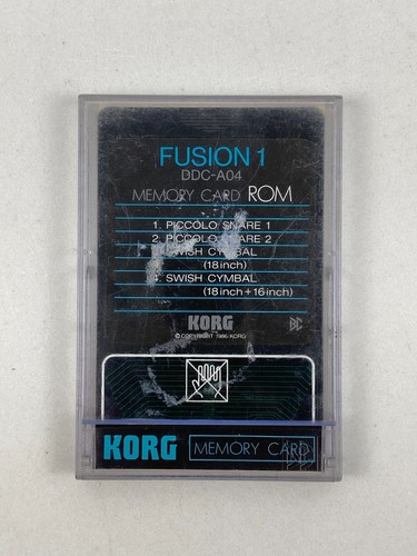 Korg ddc a04 fusion card - fusion,
