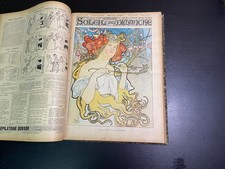 Affiche inédite - MUCHA Alphonse - Journal Soleil du Dimanche - 6 juin 1897