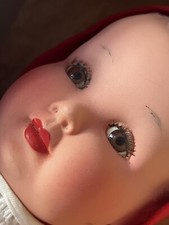 Poupée Ancienne Marcheuse En Celluloïd Convert  petit Moulin Type Jumeau 30 Cm