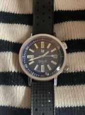 Belle Montre Homme Lip Nautic-Ski Automatique Cadran Bleu Date Besançon FRANCE