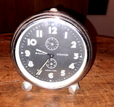 ANCIEN REVEIL  MARQUE  BAYARD  STENTOR  NOIR  FONCTIONNEL