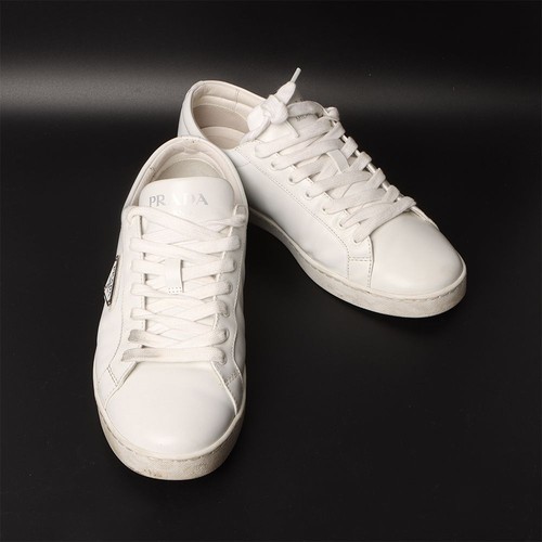 Prada baskets cuir - baskets,