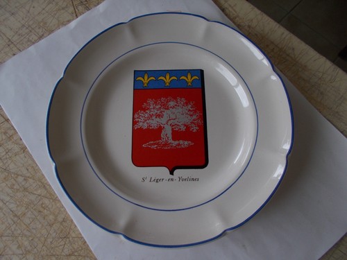 Assiette décorative en - assiette, décorative,