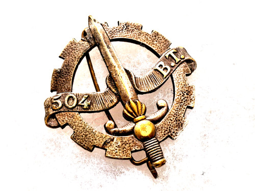 Insigne béret 504 - un,