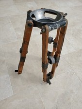 Ancien trépied Arri en bois pour caméra Arriflex matériel cinéma film photo ciné