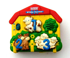 V TECH P'TITE FERME MUSICALE  POUR LE BERCEAU OU LA POUSSETTE DE BEBE