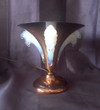 lampe de table art déco cuivre et verre  Petitot Ezan Boris Lacroix Lalique ???